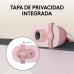 Câmara Web Logitech Brio 100, Rosa - Full HD 1080p, USB, Microfone Integrado