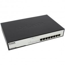 Switch D-Link DGS-1008MP Gigabit PoE+ de 8 Portas, 140W Switch D-Link DGS-1008MP Gigabit PoE+ de 8 Portas, 140W