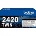 Pack de 2 Toners Brother TN2420 Preto de Alta Capacidade Pack de 2 Toners Brother TN2420 Preto de Alta Capacidade