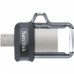 Unidade Flash USB Sandisk Ultra Dual m3.0, 64 GB, USB Type-A/Micro-USB 3.2 Gen 1, Preto, Prata, Transparente Unidade Flash USB Sandisk Ultra Dual m3.0, 64 GB, USB Type-A/Micro-USB 3.2 Gen 1, Preto, Prata, Transparente