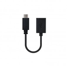 Adaptador Nanocable USB-C para USB-A, 15cm Adaptador Nanocable USB-C para USB-A, 15cm