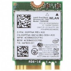 Placa de Rede Intel M.2 WIFI 7260 - 802.11ac (Wifi 5) Placa de Rede Intel M.2 WIFI 7260 - 802.11ac (Wifi 5)