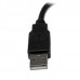 Cabo Extensão USB StarTech 15cm, Preto