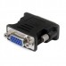 StarTech.com DVI to VGA Cable Adapter - Black - M/F - DVI-I to VGA Converter Adapter (DVIVGAMFBK) - Adaptador VGA - DVI-I (M) para HD-15 (VGA) (F) - moldado, parafusos manuais - preto