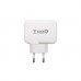 Carregador de Parede Tooq USB 2.0 e USB-C 27W Branco