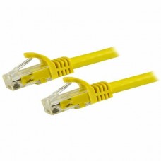 StarTech.com 15m CAT6 Ethernet Cable, 10 Gigabit Snagless RJ45 650MHz 100W PoE Patch Cord, CAT 6 10GbE UTP Network Cable w/Strain Relief, Yellow, Fluke Tested/Wiring is UL Certified/TIA - Category 6 - 24AWG (N6PATC15MYL) - Cabo patch - RJ-45 (M) para StarTech.com 15m CAT6 Ethernet Cable, 10 Gigabit Snagless RJ45 650MHz 100W PoE Patch Cord, CAT 6 10GbE UTP Network Cable w/Strain Relief, Yellow, Fluke Tested/Wiring is UL Certified/TIA - Category 6 - 24AWG (N6PATC15MYL) - Cabo patch - RJ-45 (M) para