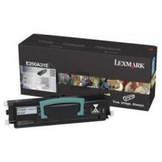 Toner Lexmark E250A31E Preto para Impressoras Laser