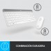 Kit Teclado e Rato Logitech MK470: Inalâmbrico, Silencioso, Branco Kit Teclado e Rato Logitech MK470: Inalâmbrico, Silencioso, Branco
