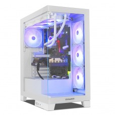 Nox - Nox Hummer Glock Frameless Glass Mid Tower White