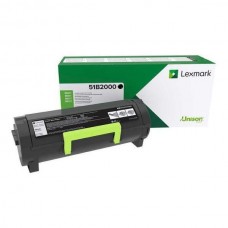 Toner Lexmark 51B2000 - Preto, 2500 Páginas