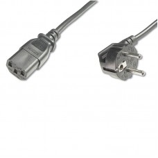 Ewent Cabo Power C13 Coupler 90 Graus 1.8mt Black