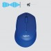 Rato Logitech M330 Silent Plus, Sem Fio, Azul