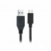 Cable USB(A)M 3.1 a USB Tipo C M Nanocable 1.5M BK 1.5M/MAC