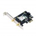 Placa de Rede ASUS PCE-BE6500 Wi-Fi 7 Tri-Banda com Bluetooth 5.4