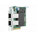HPE 562SFP+ - adaptador de rede - PCIe 3.0 x8 - 10 Gigabit SFP+ x 2 - 727055-B21