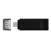 Kingston Technology DataTraveler 70 unidade de memória USB 256 GB USB Type-C 3.2 Gen 1 (3.1 Gen 1) Preto