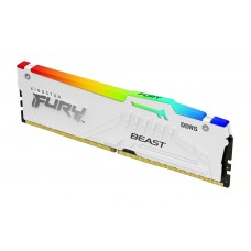 Kingston ValueRAM - 32GB 6000MT/s DDR5 CL30 DIMM FURY Beast White RGB EXPO