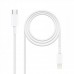 Cabo Nanocable USB-C para Lightning, 2m, Branco Cabo Nanocable USB-C para Lightning, 2m, Branco