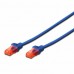 Cabo de Rede Ewent Cat6 UTP 5m Azul