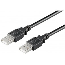 Cabo USB Ewent EC1025: USB A-A, 3m, Preto Cabo USB Ewent EC1025: USB A-A, 3m, Preto