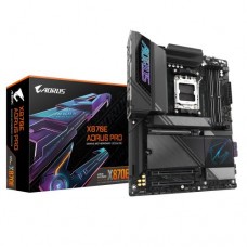 Placa-mãe Gigabyte X870E AORUS PRO: AMD AM5, DDR5 8000MHz, Wi-Fi 7, 2.5GbE