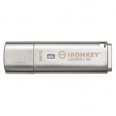 Kingston 64GB IronKey Locker PLUS 50 AES Encrypted, USB to Cloud