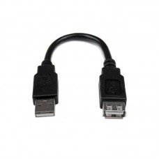 Adaptador Startech USB 2.0, Extensão Macho/Fêmea, 0,15m, USBEXTAA6IN Adaptador Startech USB 2.0, Extensão Macho/Fêmea, 0,15m, USBEXTAA6IN