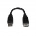 Adaptador Startech USB 2.0, Extensão Macho/Fêmea, 0,15m, USBEXTAA6IN Adaptador Startech USB 2.0, Extensão Macho/Fêmea, 0,15m, USBEXTAA6IN
