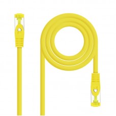 Cabo de Rede Nanocable CAT6A SFTP, 0.5m, Amarelo, 10 Gigabit Ethernet