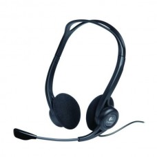 Auscultadores Logitech 981-000100 - USB, Microfone Integrado, Preto