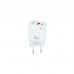 Carregador Tooq GaN 30W USB-C/PD + USB-A/QC, Branco Carregador Tooq GaN 30W USB-C/PD + USB-A/QC, Branco