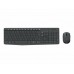 Teclado Ingles Logitech Mk235 Ratón Incluido Usb Qwerty Internacional de Ee.Uu. Gris