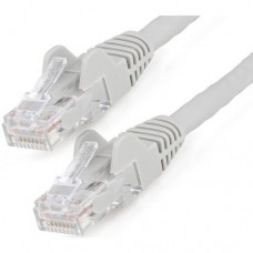 StarTech.com 1m LSZH CAT6 Ethernet Cable, 10 Gigabit Snagless RJ45 100W PoE Network Patch Cord with Strain Relief, CAT 6 10GbE UTP, Grey, Individually Tested/ETL, Low Smoke Zero Halogen - Category 6 - 24AWG (N6LPATCH1MGR) - Cabo patch - RJ-45 (M) par StarTech.com 1m LSZH CAT6 Ethernet Cable, 10 Gigabit Snagless RJ45 100W PoE Network Patch Cord with Strain Relief, CAT 6 10GbE UTP, Grey, Individually Tested/ETL, Low Smoke Zero Halogen - Category 6 - 24AWG (N6LPATCH1MGR) - Cabo patch - RJ-45 (M) par