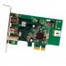 Controladora Startech PEX1394B3LP, PCI Express, Firewire IEEE 1394, 3 Portas, 800 Mbps
