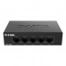 Switch D-Link DGS-105GL - 5 Portas Gigabit, Metal, QoS Switch D-Link DGS-105GL - 5 Portas Gigabit, Metal, QoS