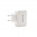 Carregador de Parede Tooq USB 2.0 e USB-C 27W Branco
