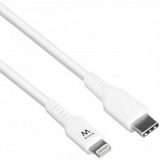 Cabo USB Ewent Tipo C para Lightning: 2m, Branco