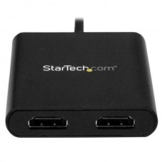StarTech.com 2-Port Multi Monitor Adapter, USB-C to 2x HDMI Video Splitter, USB Type-C DP Alt Mode to HDMI MST Hub, Dual 4K 30Hz or 1080p 60Hz, Compatible with Thunderbolt 3, Windows Only - Multi Stream Transport (MSTCDP122HD) - Cabo adaptador - 24 p StarTech.com 2-Port Multi Monitor Adapter, USB-C to 2x HDMI Video Splitter, USB Type-C DP Alt Mode to HDMI MST Hub, Dual 4K 30Hz or 1080p 60Hz, Compatible with Thunderbolt 3, Windows Only - Multi Stream Transport (MSTCDP122HD) - Cabo adaptador - 24 p