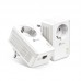 TP-LINK AV1000 Passthrough Powerline KIT,  Broadcom, 1 Gigabit Port, 1000Mbps Powerline, HomePlug AV2, New PLC Utility, Twin Pack