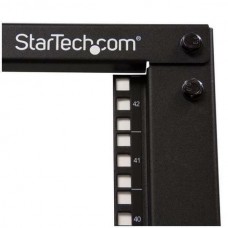 Bastidor Startech 4POSTRACK42, Rack de Pé, Aço, Preto