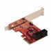 StarTech.com SATA PCIe Card, 4 Port PCIe SATA Expansion card, 6Gbps SATA Card, Low/Full Profile, SATA Stacked Connectors, ASM1164 Non-Raid SATA Controller Card - 4P6G-PCIE-SATA-CARD StarTech.com SATA PCIe Card, 4 Port PCIe SATA Expansion card, 6Gbps SATA Card, Low/Full Profile, SATA Stacked Connectors, ASM1164 Non-Raid SATA Controller Card - 4P6G-PCIE-SATA-CARD
