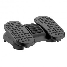 Base Ergonómica para Pés Napofix Ergo450: Inclinável, Aço, Preto