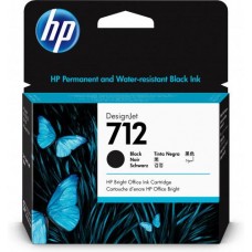 Cartucho de Tinta HP DesignJet 712 Preto 80ml