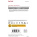 Unidade Flash USB Sandisk Cruzer Blade 64GB, USB 2.0, Preto/Vermelho