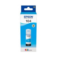 EPSON 4LB 104 EcoTank Cyan ink bottle