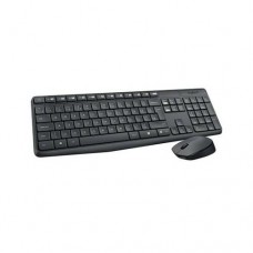 Kit Teclado e Rato Logitech MK235 - Inalâmbrico, QWERTY, Espanhol, Cinza Kit Teclado e Rato Logitech MK235 - Inalâmbrico, QWERTY, Espanhol, Cinza
