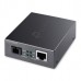 TP-LINK 10/100 Mbps RJ45 to 100 Mbps Single-mode SC WDM Bi-Directional Fiber Converter With 1-Port PoE