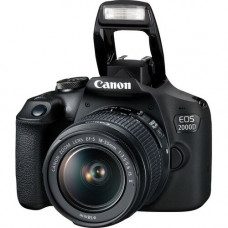 Canon Eos 2000d Bk 18-55 Is Eu26 24.1mp 10xopt 3.0in Lcd Black