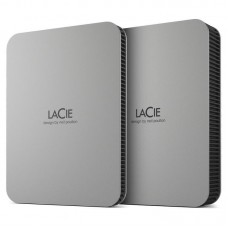 LaCie Mobile Drive STLP1000400 - Disco rígido - 1 TB - externa (portátil) - USB 3.2 Gen 1 (USB C conector) - cinzento escovado