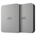 LaCie Mobile Drive STLP1000400 - Disco rígido - 1 TB - externa (portátil) - USB 3.2 Gen 1 (USB C conector) - cinzento escovado